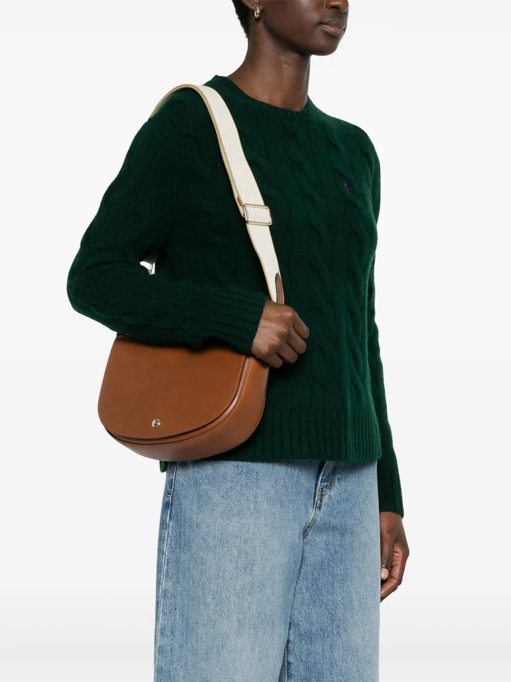 Longchamp Épure M schoudertas - Bruin