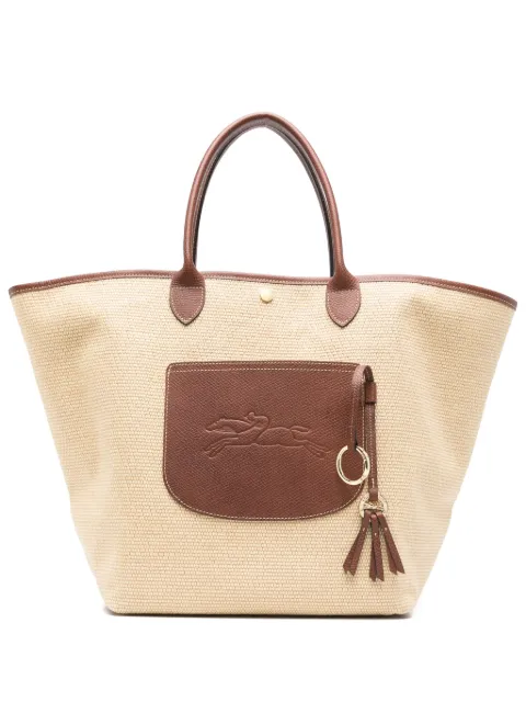 Longchamp large Le Pliage Collection Basket tote bag 