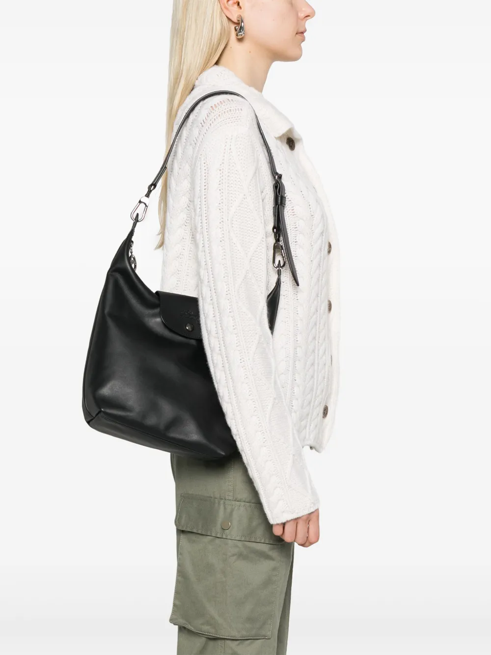 Longchamp M Le Pliage Xtra schoudertas - Zwart