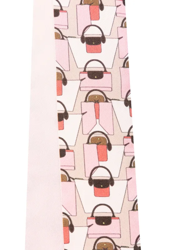 Longchamp Origami Le Pliage Bandeau Pink FARFETCH AE