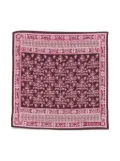 Longchamp Tree of Life scarf - Purple