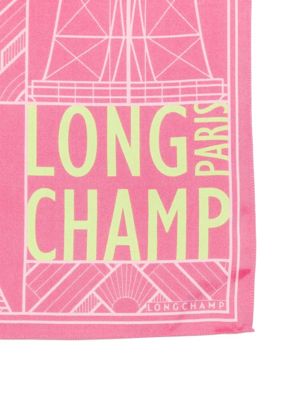 Longchamp Eiffel Tower sjaal - Roze