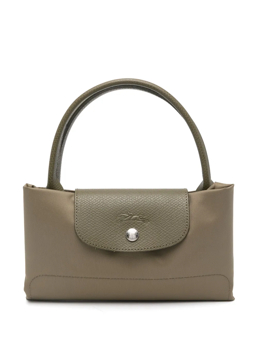 Longchamp Le Pliage medium shopper Groen