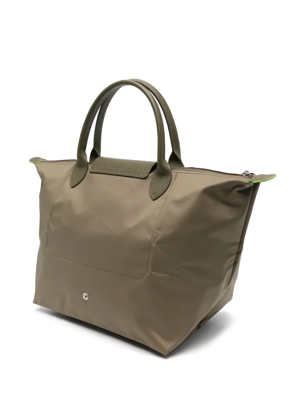 Longchamp Le Pliage medium shopper - Groen