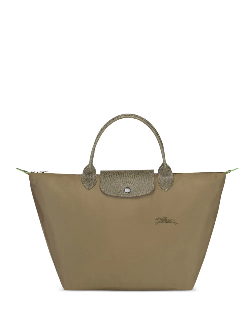 Longchamp - Le Pliage medium shopper - dames - gerecycled polyamide/nylon - Eén maat - Groen