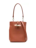 Longchamp mini Le Roseau bucket bag - Brown