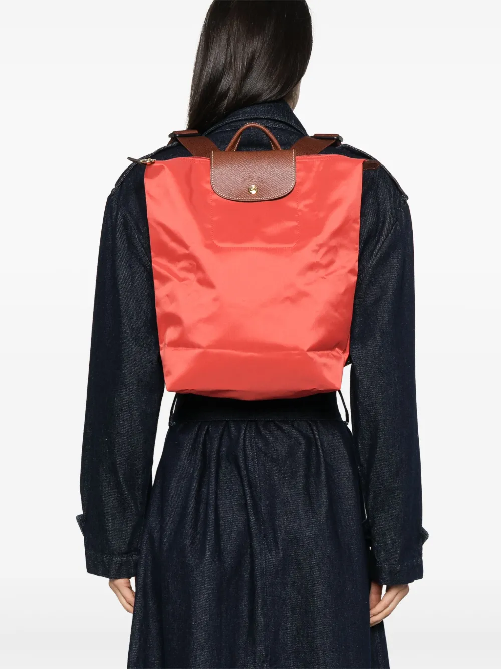 Longchamp Le Pliage rugzak - Rood