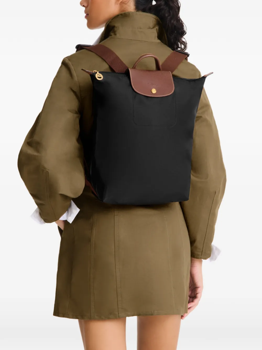 Longchamp Zaino M Le Pliage - Nero