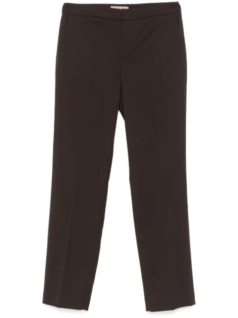 TWINSET logo-plaque trousers