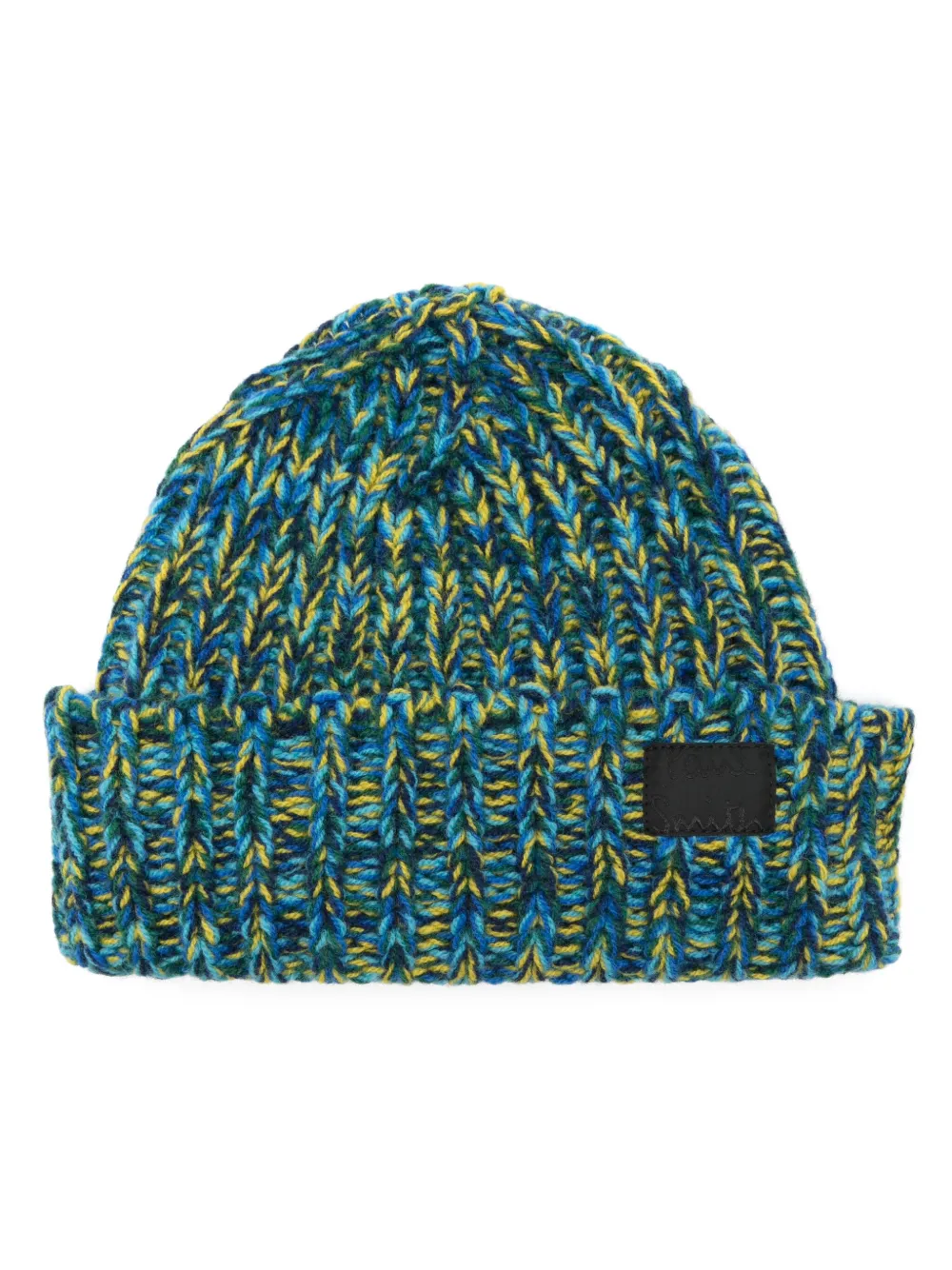 Paul Smith Grofgebreide gedraaide muts Blauw