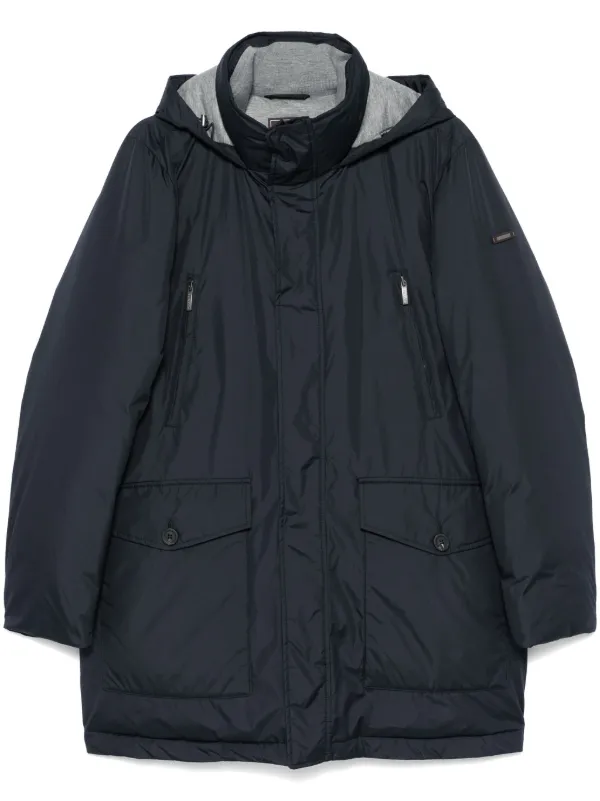 ダウンジャケット・コート Peserico Hooded Down Coat Peserico Hooded Down Coat | Brown | FARFETCH