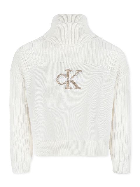 Calvin Klein Kids logo-intarsia jumper