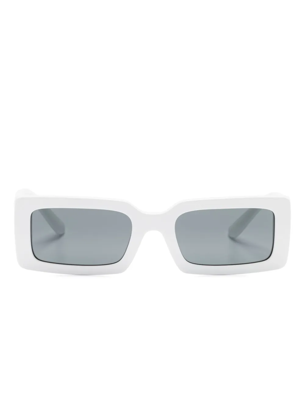 Dolce & Gabbana Eyewear Zonnebril met rechthoekig montuur Wit