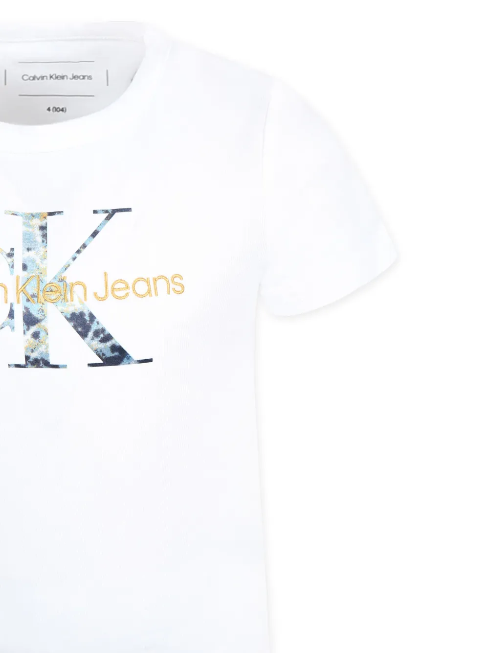 Calvin Klein Kids T-shirt met logoprint Wit