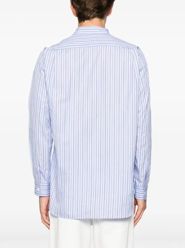 Comme Des Garçons Shirt Striped Shirt | Blue | FARFETCH