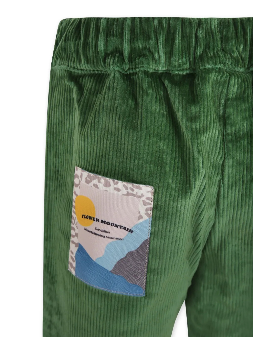 FLOWER MOUNTAIN KIDS Corduroy Trousers Green FARFETCH
