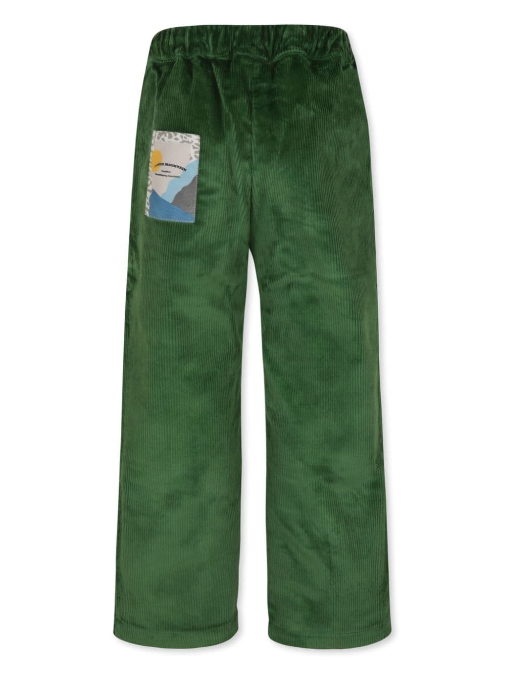 FLOWER MOUNTAIN KIDS corduroy trousers - Groen