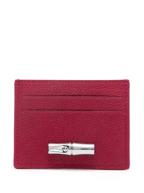 Longchamp Le Roseau card holder