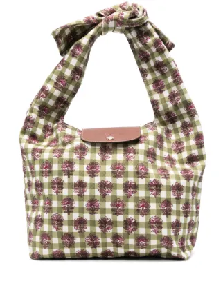 Longchamp Le Pliage ショルダーバッグ M | グリーン | FARFETCH JP