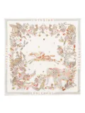Longchamp Forêt Longchamp scarf 90 - White