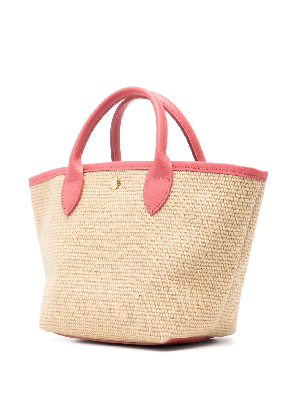 Longchamp Le Pliage leren shopper Beige