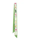 Longchamp Pink and Green head band