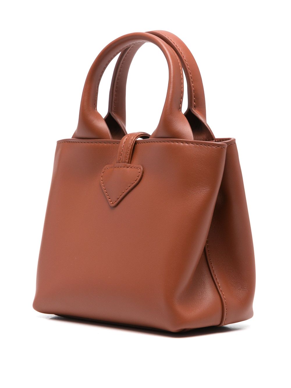 Longchamp Le Roseau mini-shopper - Bruin