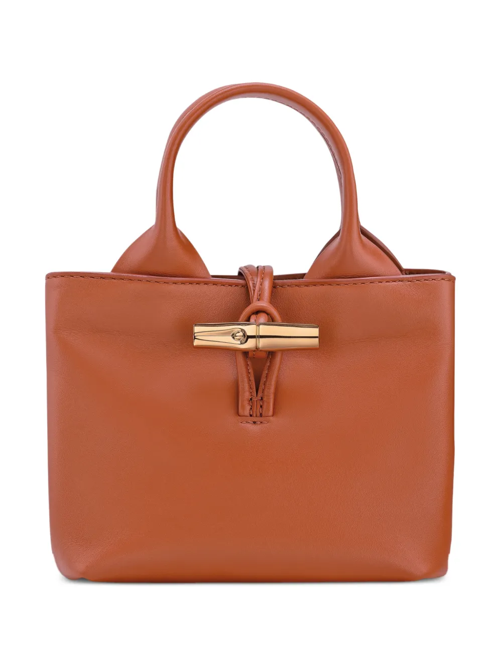 Longchamp Borsa tote Le Roseau mini - Marrone