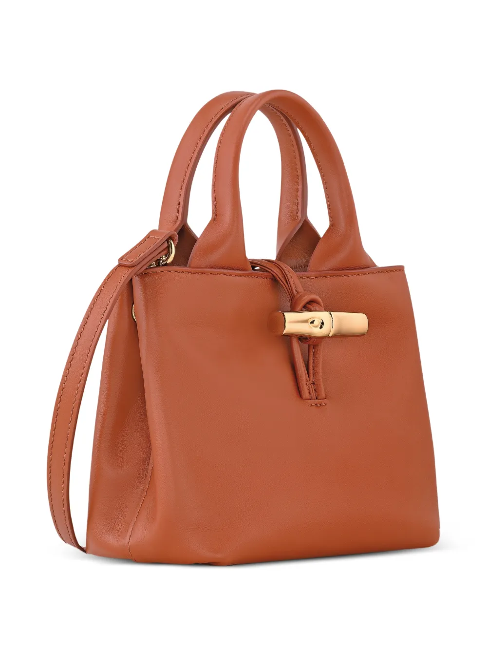 Longchamp XS Le Roseau handtas Bruin