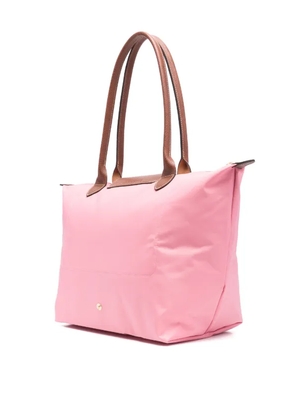 【送料&関税込】Longchamp le Pliage S Pink Handbag With Engr Le Pliage Original S Handbag Pink Tea - Recycled canvas