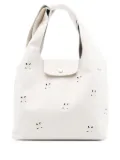 Longchamp medium Le Pliage shoulder - White