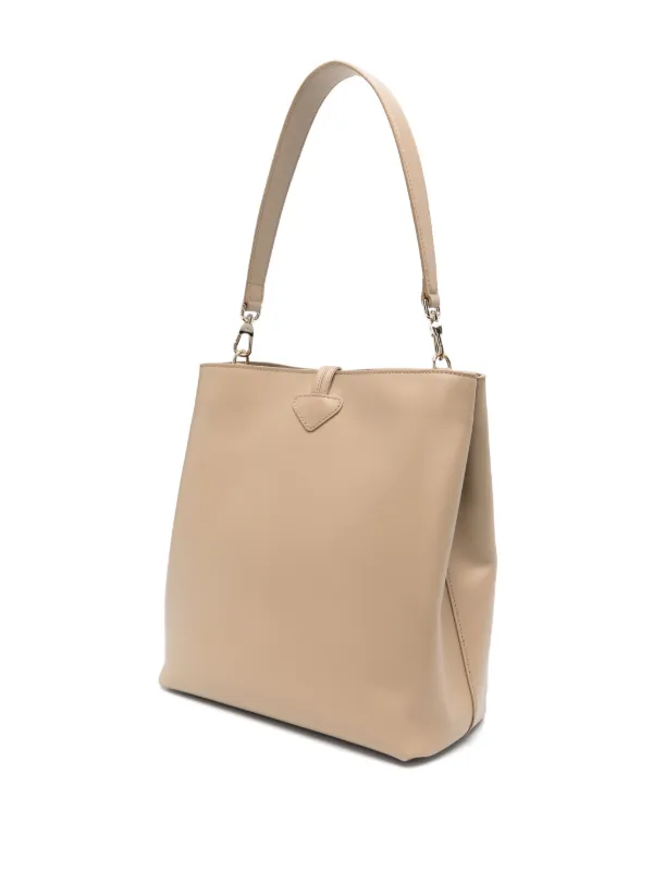 ロンシャン M Le Roseau ホーボーバッグ (バークカラー) 25SS Longchamp Le Roseau Hobo バッグ M | ニュートラル | FARFETCH JP