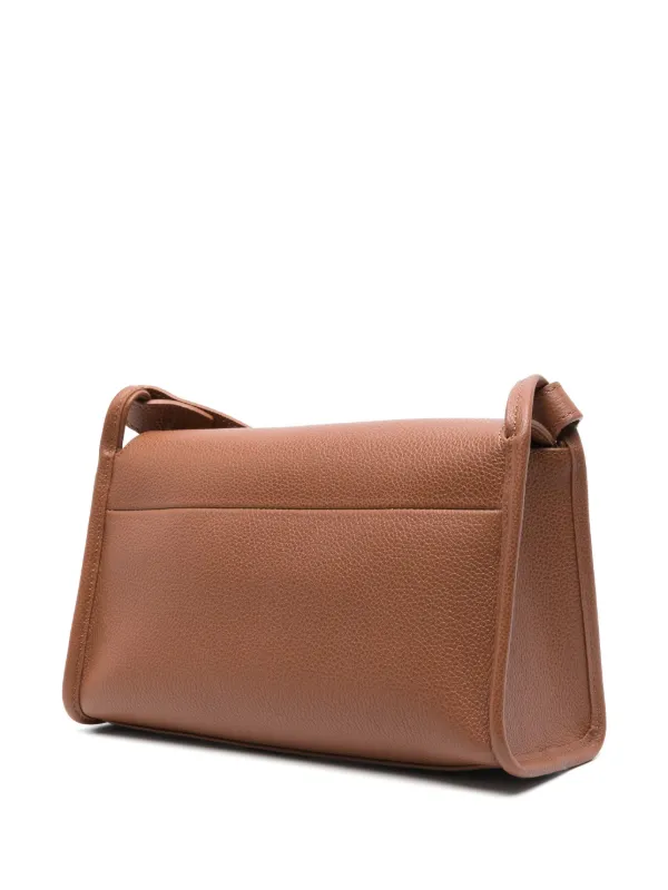 【関税&送料込】Longchamp M Le Foulonne Shoulder Bag Longchamp Le Foulonné M Shoulder Bag | Brown | FARFETCH