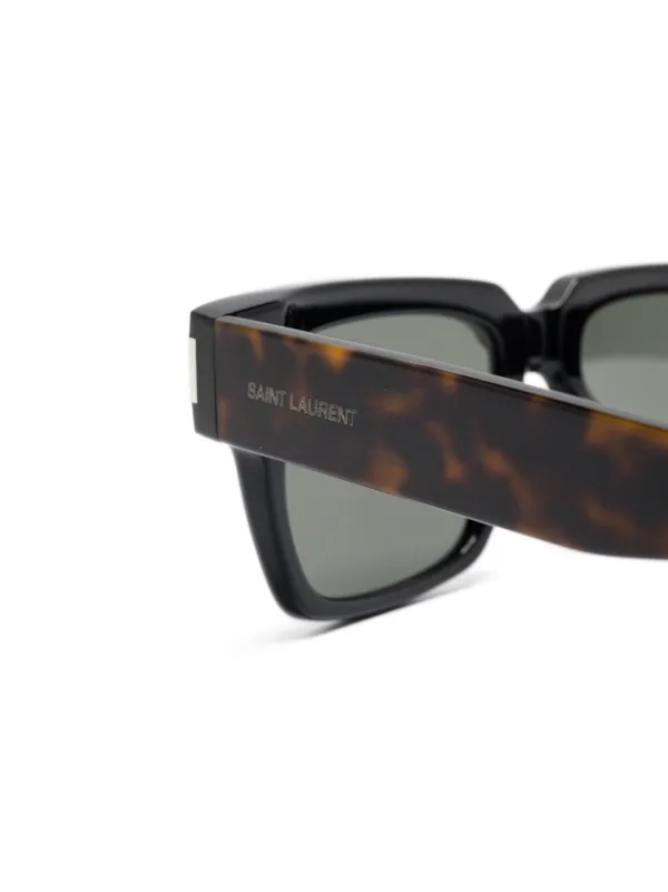 Saint Laurent Eyewear スクエアフレーム サングラス | ブラック