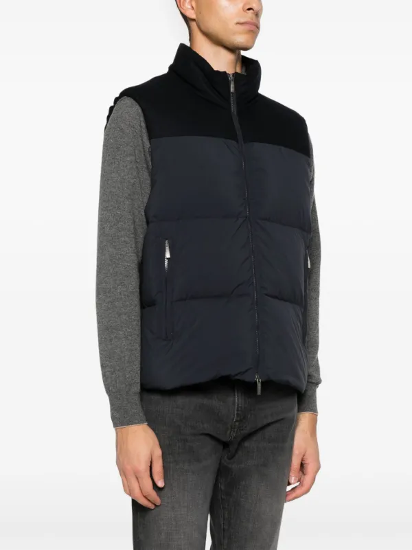 Peserico ノースリーブ ダウンベスト | ブルー | FARFETCH JP