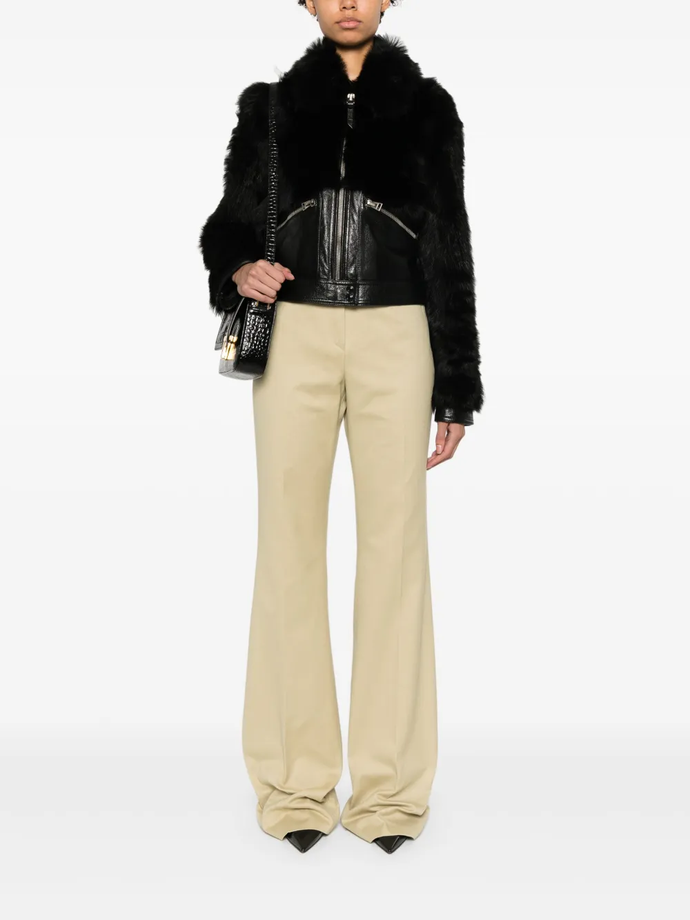 tomford TOM FORD Flared broek - Beige