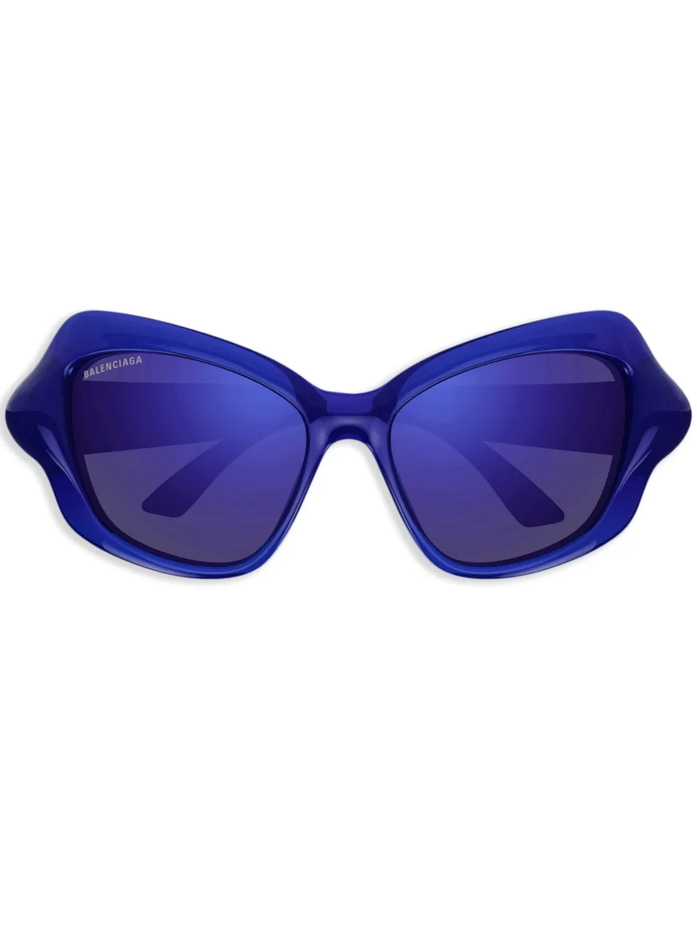 Balenciaga Eyewear Zonnebril met oversized montuur Blauw