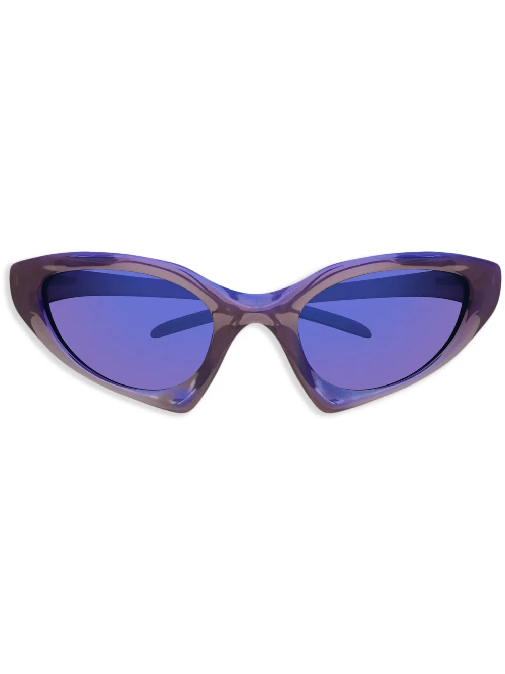 Balenciaga Eyewear Runner Cat zonnebril Paars