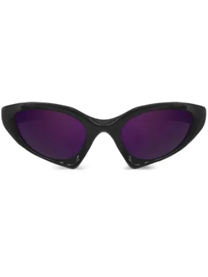 Prada Eyewear オーバーサイズ サングラス | ブラック | FARFETCH JP