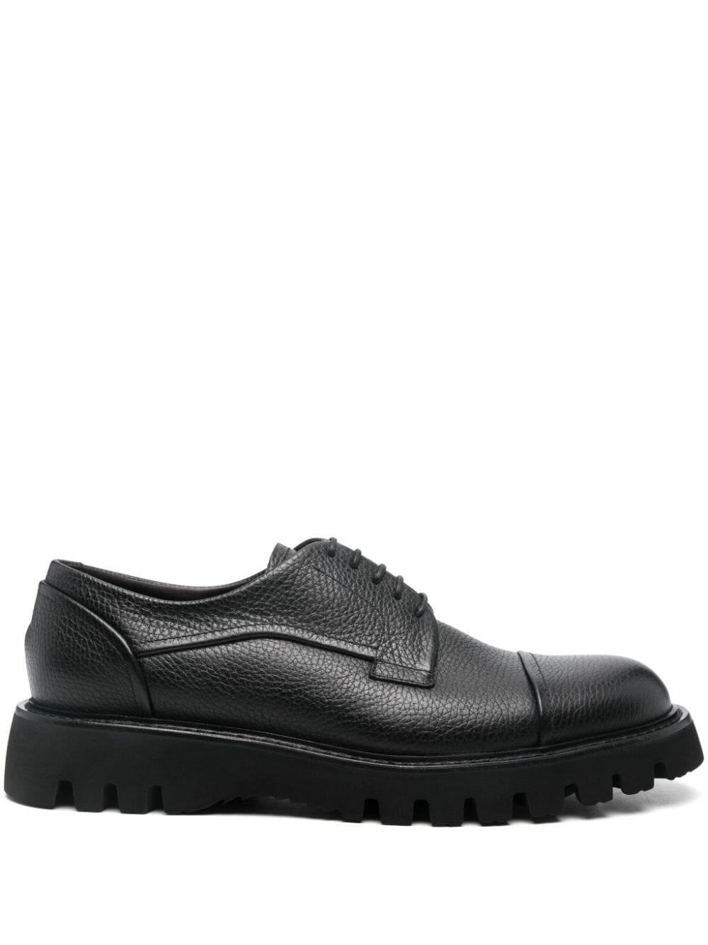 Barrett leather derby shoes Black