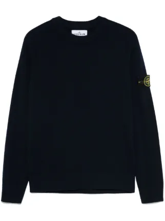 Stone Island Wool Sweater | Blue | FARFETCH JO Stone Island Wool Sweater | Blue | FARFETCH JO