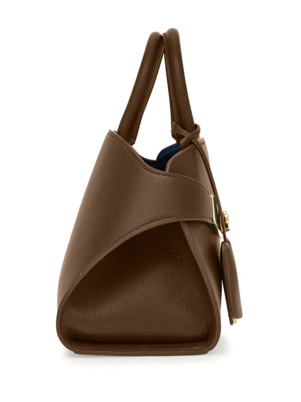Ferragamo Mini Hug Tote Bag | Brown | FARFETCH