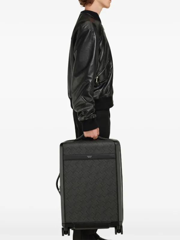 Ferragamo Gancini-print Leather Luggage | Grey | FARFETCH