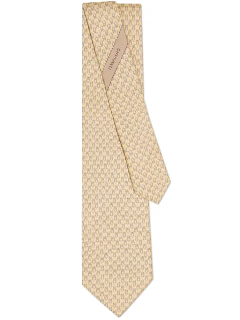 Ferragamo Scooter-print silk tie
