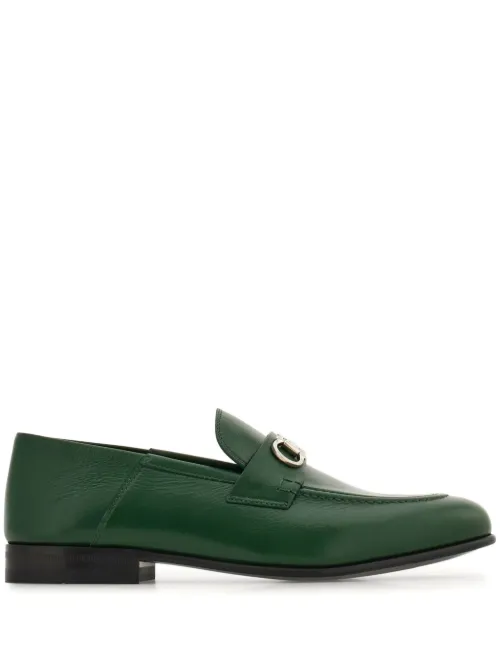 Ferragamo mocassins Gancini - Vert - Ferragamo - Modalova