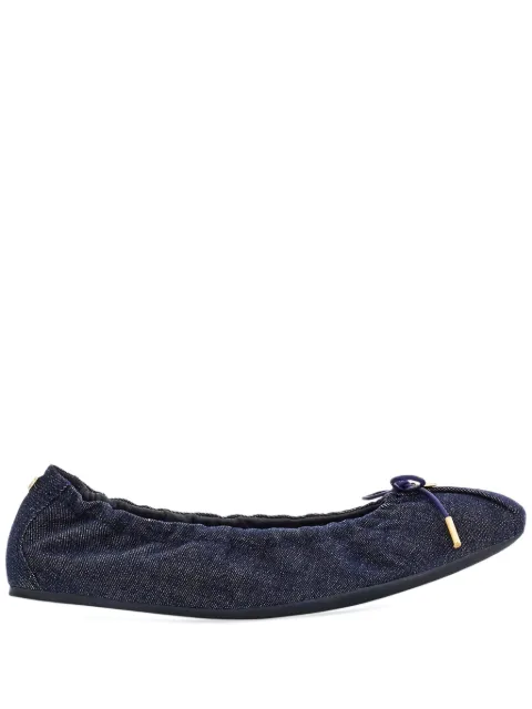 Ferragamo leather ballerina shoes