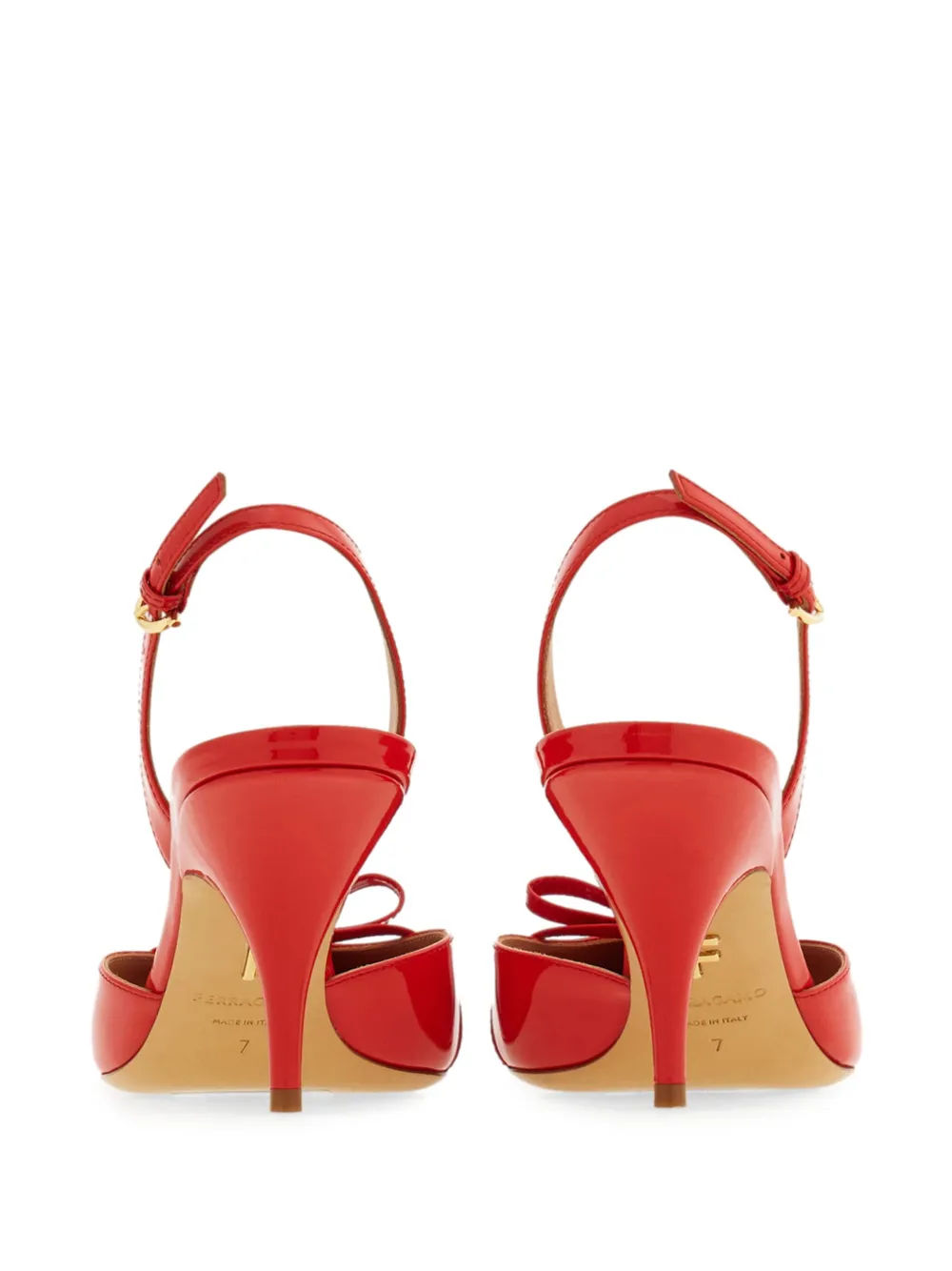 Ferragamo Pumps met strik Rood