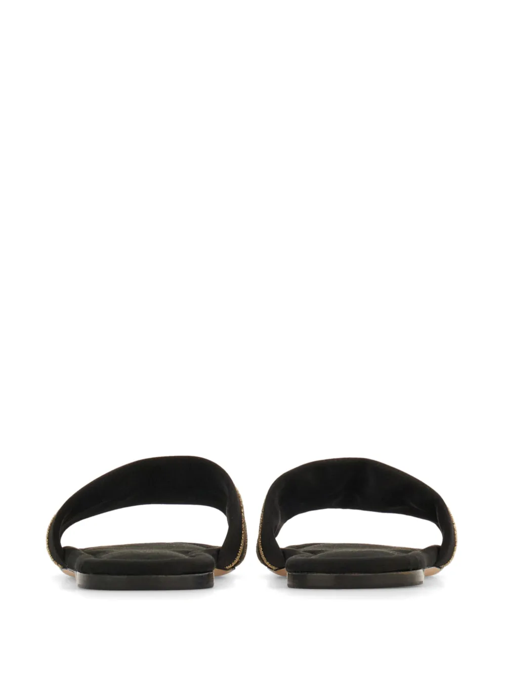 Ferragamo logo slides Black