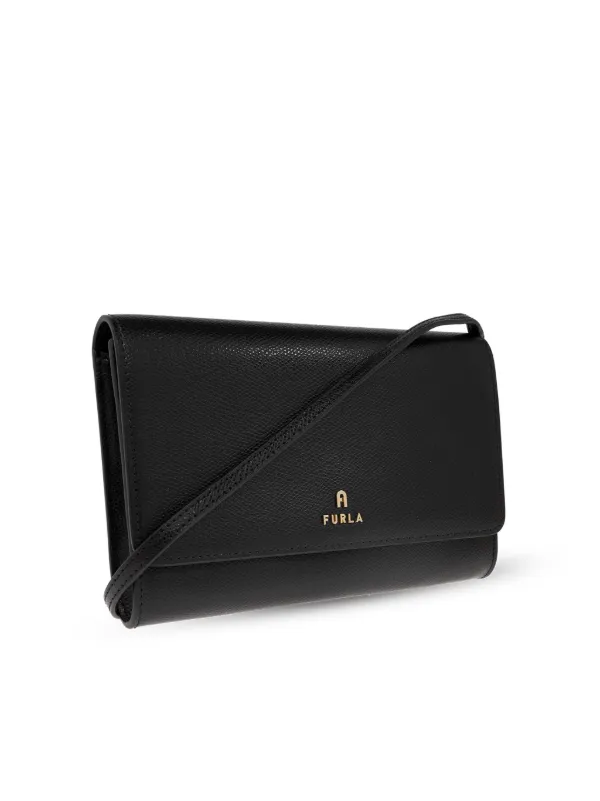 Furla Camelia Clutch Bag | Black | FARFETCH GE