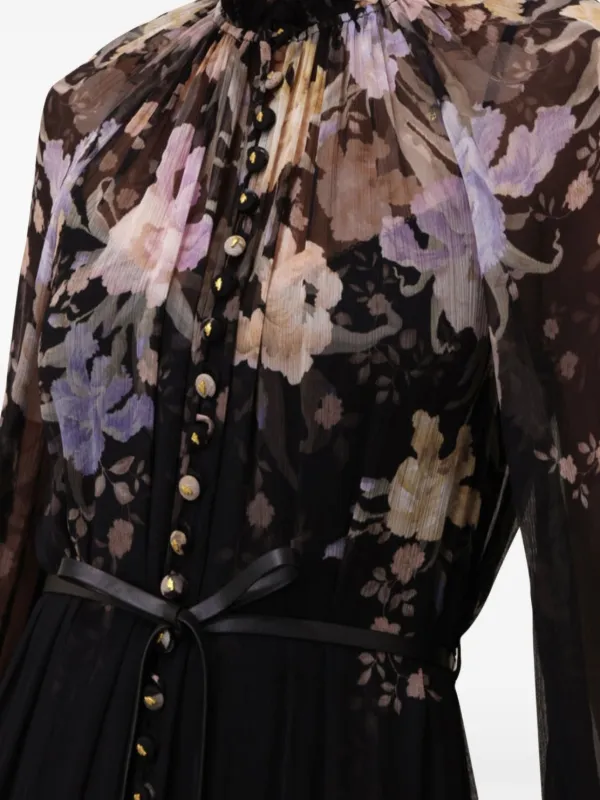 ZIMMERMANN Eden ドレス | ブラック | FARFETCH JP